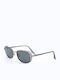 Ray Ban Unisex Sunglasses with Silver Frame and Green Lens RB2811 004