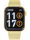Tekday 656515 Oțel inoxidabil 45mm Smartwatch (Rose Gold / White)