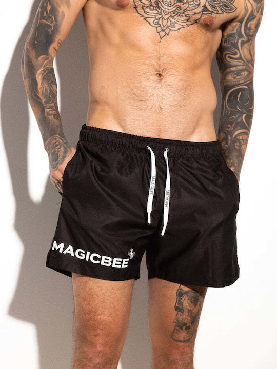 Magic Bee MB2390 Men's Swimwear Shorts Black