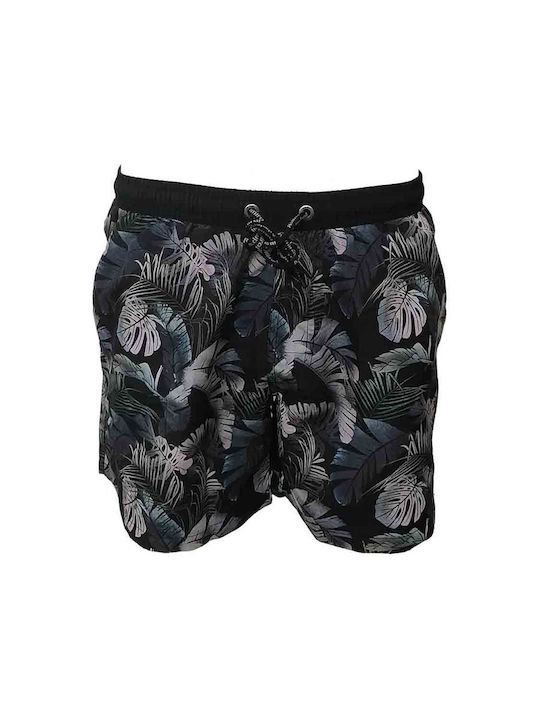 Ανδρικό Μαγιό Σορτς Μαύρο Floral
