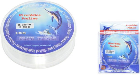 Tpster Πετονιά Ψαρέματος 100m / 0.2mm / 5.9kg