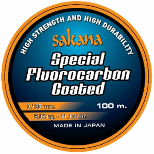 Sakana Fluorocarbon Fishing Line Transparent 100m / 0.207mm / 9.46kg