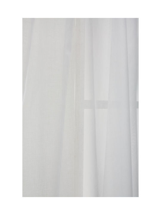 Whitegg Curtain With Pencil Pleat K0113 White 2...