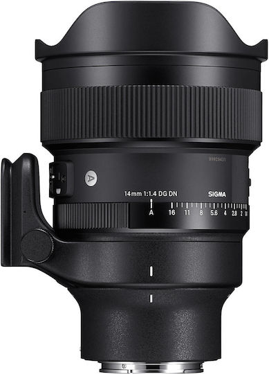Sigma Full Frame Camera Lens 14mm f/1.4 DG DN Art Ultra-Wide Zoom for Sony E Mount Black