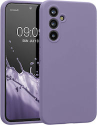 KWmobile 5G Umschlag Rückseite Silikon Lila (Ga...