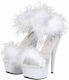 Soiemio Damen Sexy Schuhe Weiße