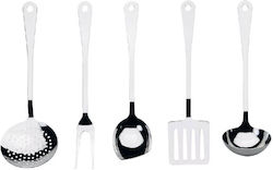 Set of 5 stainless steel spoons Alessi AJM19S5L