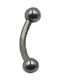 Poco Loco Titanium Silver Earring