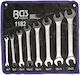 BGS Technic Set of 8 German Wrenches with Head Sizes from 7mm to 22mm