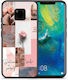 Smartfits Aesthetic Collage Back Cover Σιλικόνης Πολύχρωμο (Huawei Mate 20)
