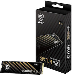 MSI Spatium M461 SSD 4TB M.2 NVMe PCI Express 4.0 S78-440R030-P83