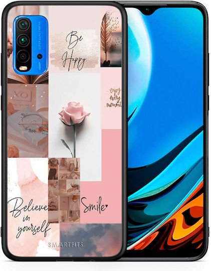 Smartfits Aesthetic Collage Back Cover Silicone Multicolour (Redmi 9T) 8369976770899_46505106735443
