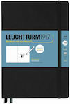 Leuchtturm1917 Notizbuch A5 mit Gummiband Schwarz