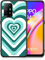 Smartfits Hearts Green (Oppo A94) Smartfits Hearts Green (Oppo A94)