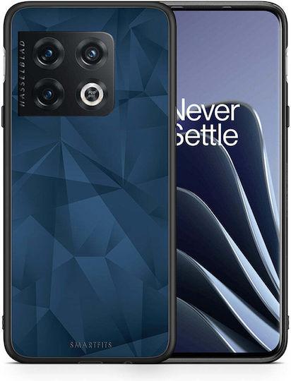 Smartfits Geometric Back Cover Plastic / Silicon Albastru (OnePlus 10 Pro) A00_SM1-ON-10PR_GEOMETRICBLUEABSTRACT_RO1