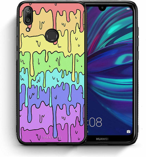 Smartfits Melting Rainbow Back Cover Σιλικόνης Πολύχρωμο (Huawei Y7 2019 / Y7 Prime 2019)