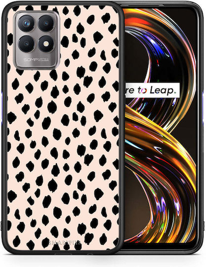 Smartfits Polka Dots Back Cover Plastic Multicolor (Realme 8i) A00_SM1-RL-8I_NEWPOLKADOTS_RO1