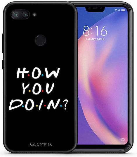 Smartfits How You Doin Umschlag Rückseite Kunststoff Schwarz (Xiaomi Mi 8 Lite) 7353693307035_42347496407195