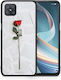 Smartfits Rose Back Cover Plastic / Silicone Red (Oppo Reno4 Z)