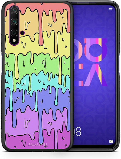 Smartfits Melting Rainbow Umschlag Rückseite Silikon Mehrfarbig (Huawei Nova 5T / Honor 20 Huawei Nova 5T / Honor 20 / Ehre 20) 7376012345499_42426219954331
