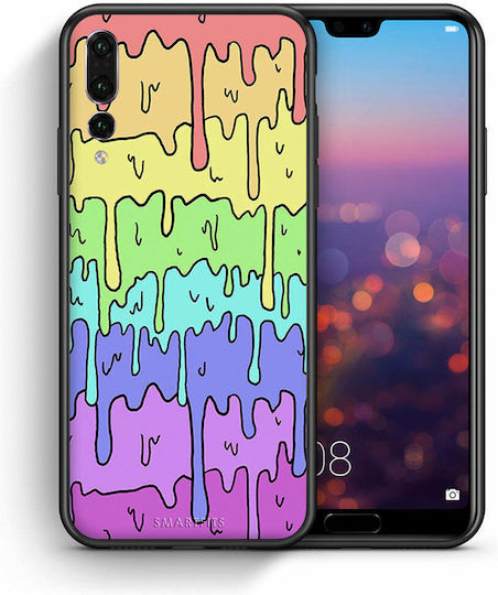 Smartfits Melting Rainbow Задна корица Силикон Многоцветен (Huawei P20 Pro) 7376012869787_42426223558811
