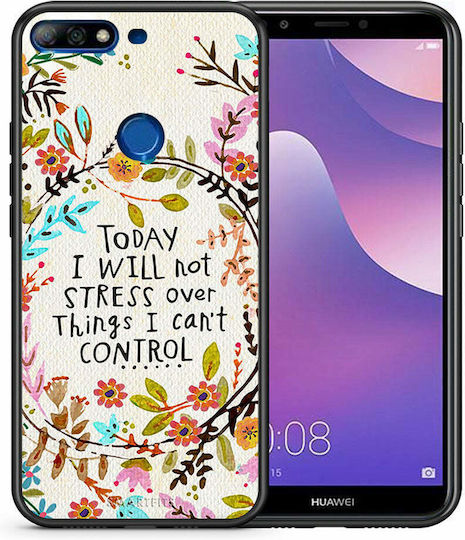 Smartfits Stress Over Umschlag Rückseite Kunststoff Mehrfarbig (Huawei Y7 2018/Y7 Prime 2018)