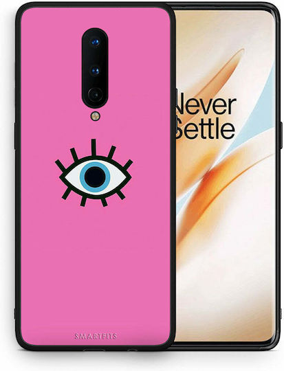 Smartfits Eye Umschlag Rückseite Kunststoff Rosa (OnePlus 8)