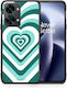 Smartfits Hearts Back Cover Plastic / Silicone Green (OnePlus Nord 2T)