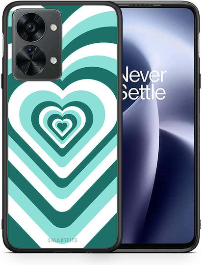 Smartfits Hearts Back Cover Plastic / Silicone Green (OnePlus Nord 2T)