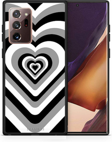 Smartfits Hearts Back Cover Πλαστικό Μαύρο (Galaxy Note 20 Ultra)