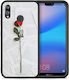 Smartfits Rose Back Cover Σιλικόνης Λευκό (Huawei P20 Lite)