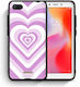Smartfits Hearts Back Cover Plastic Lila (Redmi 6a)