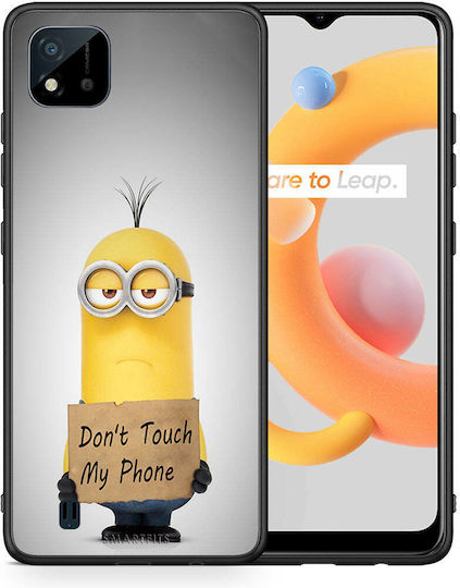 Smartfits Text Back Cover Σιλικόνης Κίτρινο (Realme C11 2021)