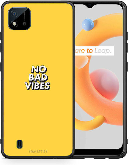 Smartfits Text Vibes Back Cover Yellow (Realme C11 2021)