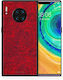 Smartfits Paisley Cashmere Back Cover Silicon Roșu (Huawei Mate 30 Pro) 7557472944283_43050796253339