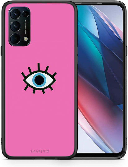 Smartfits Eye Back Cover Plastic / Silicon Roz (Oppo Find X3 Lite) 7526149259419_42936978079899