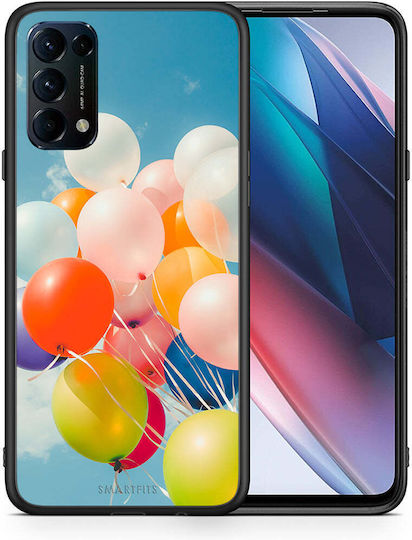 Smartfits Colorful Balloons Back Cover Πλαστικό / Σιλικόνης Πολύχρωμο (Oppo Find X3 Lite)