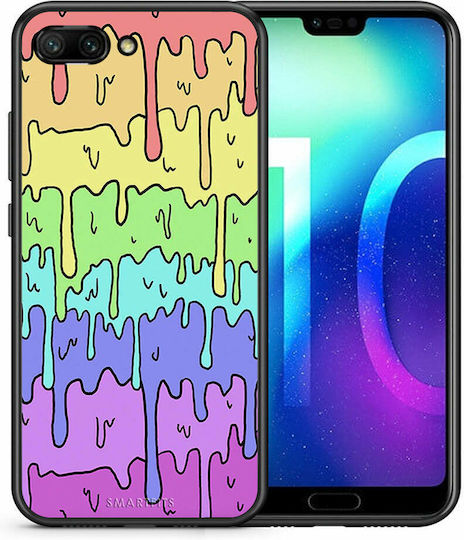 Smartfits Melting Rainbow Umschlag Rückseite Silikon Mehrfarbig (Ehre 10) 7376010150043_42426211008667