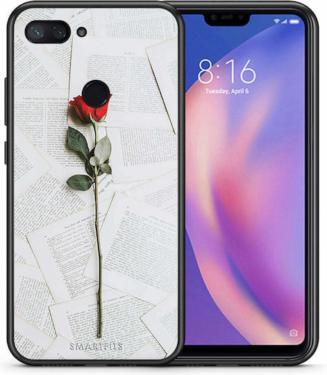 Smartfits Rose Back Cover Silicone White (Xiaomi Mi 8 Lite)