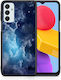 Smartfits Galactic Back Cover din Plastic / Silicon Albastru (Galaxy M13)