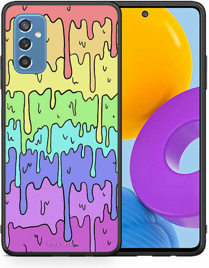 Smartfits Melting Rainbow Задна корица Пластмаса Многоцветен (Galaxy M52) 7383282516123_42450804670619