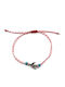 Poco Loco Damen Armband Martaki Makramee aus Kabel
