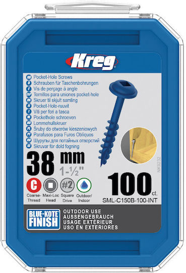 Kreg Screw Square with Length 38mm 100pcs