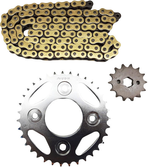 JT Sprockets Σετ Γρανάζια Αλυσίδα για Honda Innova 125