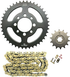 JT Sprockets Kit lanț și pinion pentru Kawasaki ZX 130