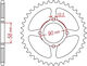 JT Sprockets Pinion spate