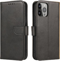 Magnet Buchen Sie Silikon / Leder Schwarz (Asus Zenfone 9)