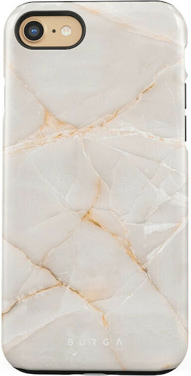 Burga Fashion Tough Back Cover Plastic / Silicone Beige (iPhone SE 2022/2020)
