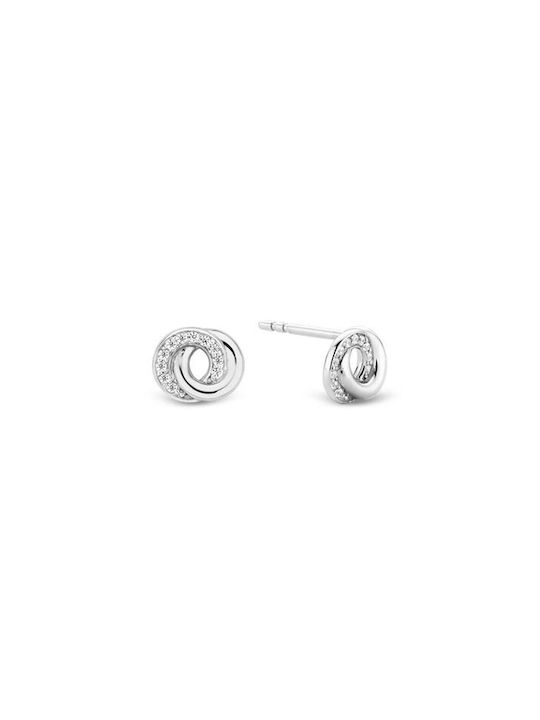 Ti Sento Earrings Hoops made of Silver