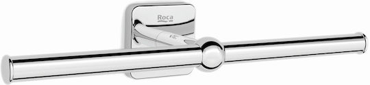 Roca Wandmontiert Papierhalter Metallisch Silber
